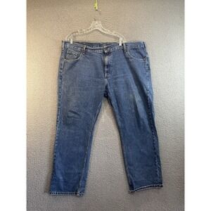 Mens‎ Jeans 44x 29 Straight Leg BERKLEY JENSEN Medium Blue Wash Denim Pants